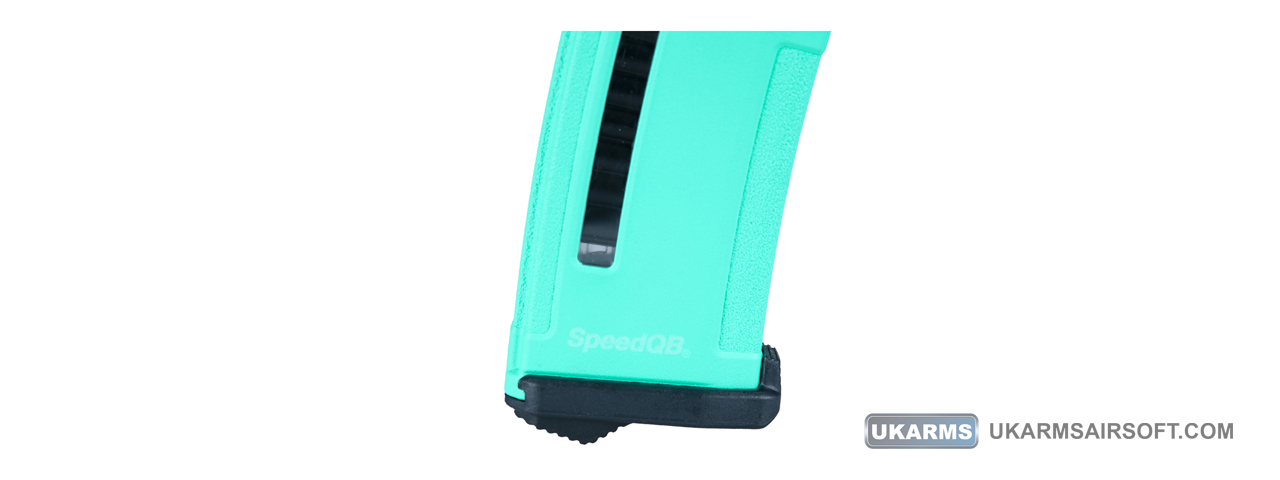 PTS x SpeedQB EPM Magazines for Airsoft M4 AEG Rifles (Color: Teal)