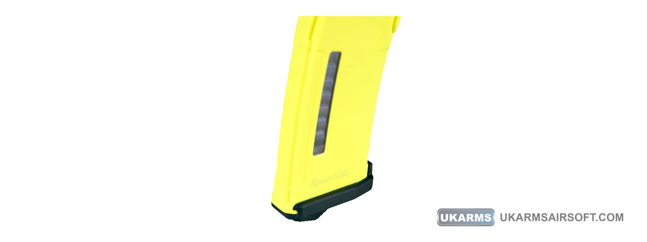 PTS x SpeedQB EPM Magazines for Airsoft M4 AEG Rifles (Color: Yellow)