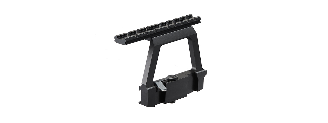 Ranger Armory CNC AK47/74 Side Rail Scope QD Mount (Color: Black)