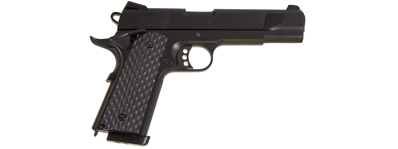 Raven Airsoft MEU Gas Blowback Pistol - Black - Click Image to Close