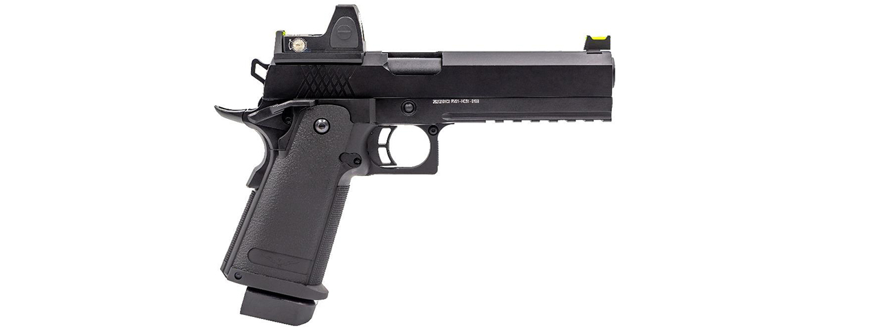 Raven Airsoft 5.1 Hi Capa + Micro Red Dot - Black - Click Image to Close