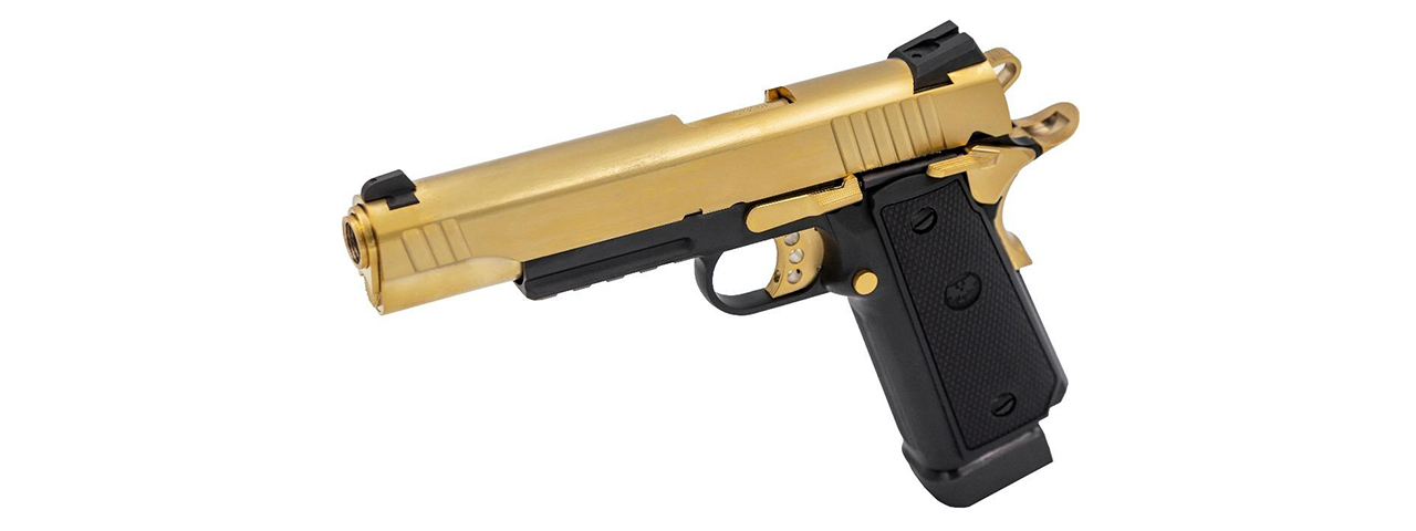 Raven Airsoft Railed R14 Hi Capa - Gold - Click Image to Close