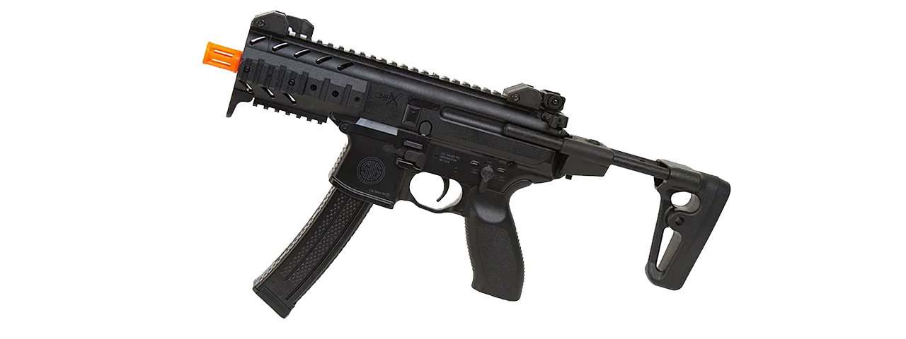 Sig Sauer MPX Airsoft Spring Powered PDW (Black) - Click Image to Close