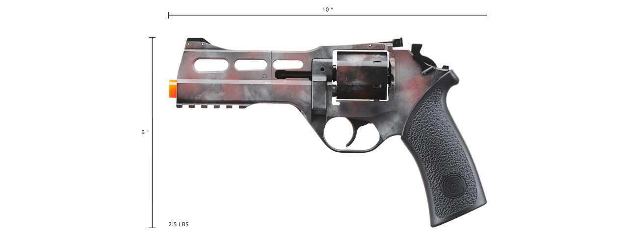 Chiappa Rhino 60DS Airsoft CO2 Revolver (Cerakote Color: Gates of Hell)