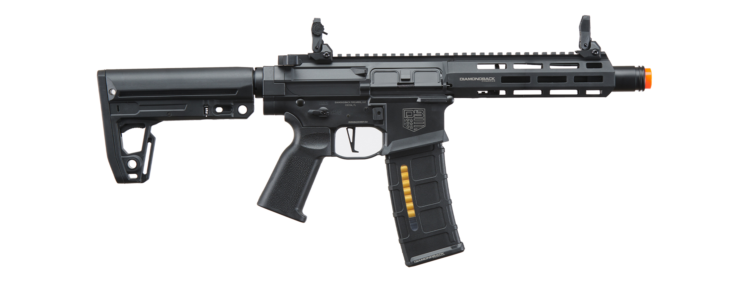 Bo Manufacturer Diamondback Licensed DB15 AP300 7" Airsoft AEG Rifle