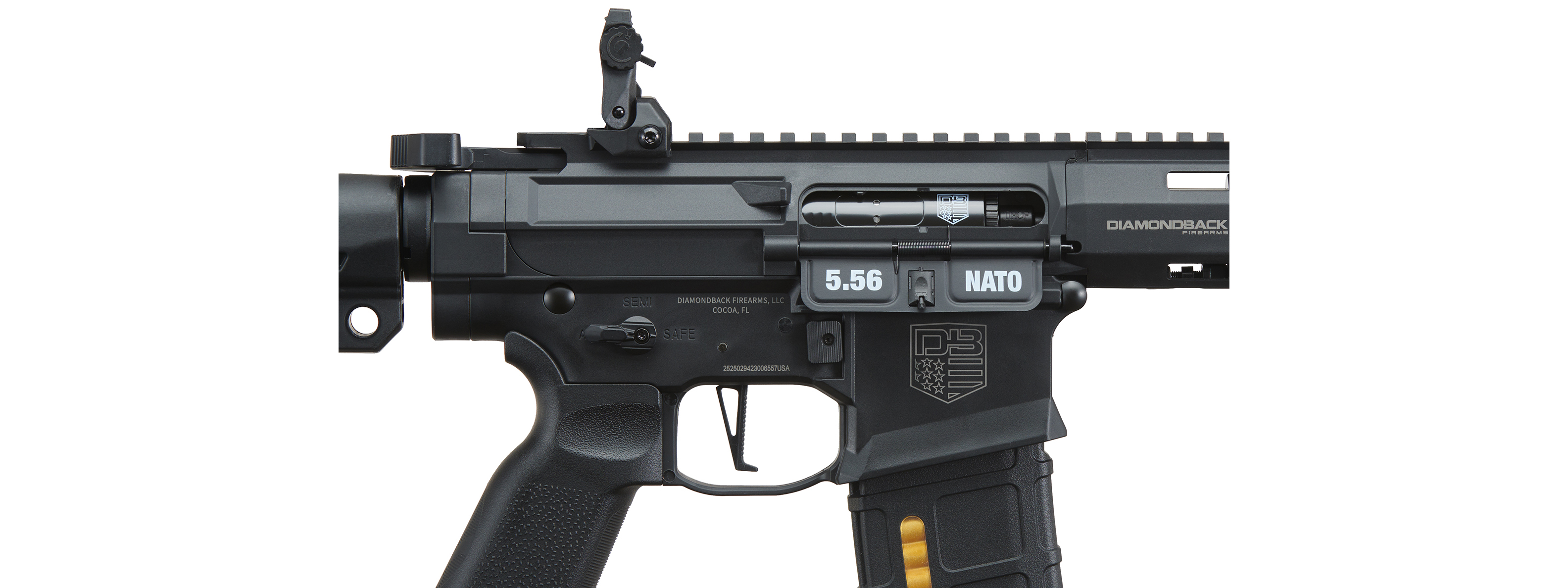 Bo Manufacturer Diamondback Licensed DB15 AP300 7" Airsoft AEG Rifle