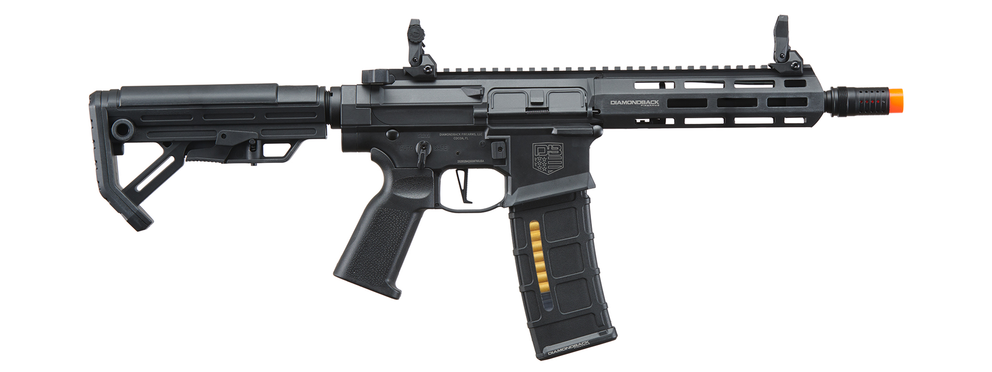 Bo Manufacturer Diamondback Licensed DB15 AP305 7" Airsoft AEG Rifle - Click Image to Close