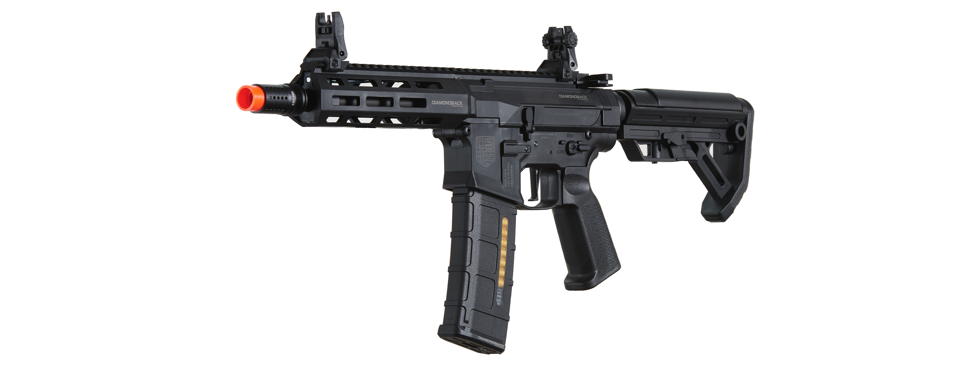 Bo Manufacturer Diamondback Licensed DB15 AP305 7" Airsoft AEG Rifle - Click Image to Close