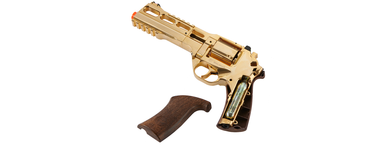 Limited Edition Airsoft Chiappa Rhino 50DS CO2 Revolver (Color: Gold) - Click Image to Close