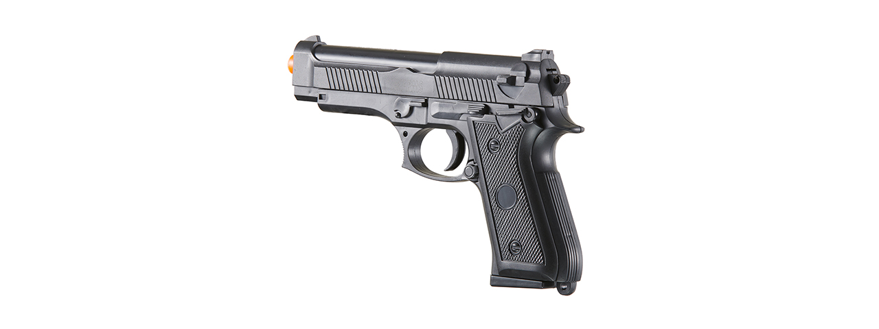 UK Arms V038 Spring Powered Airsoft Pistol (Color: Black) - Click Image to Close