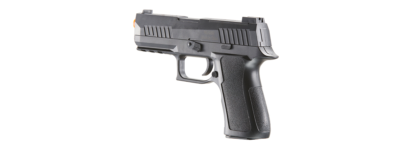 UK Arms P320 Plastic Spring Powered Airsoft Pistol (Color: Black) - Click Image to Close