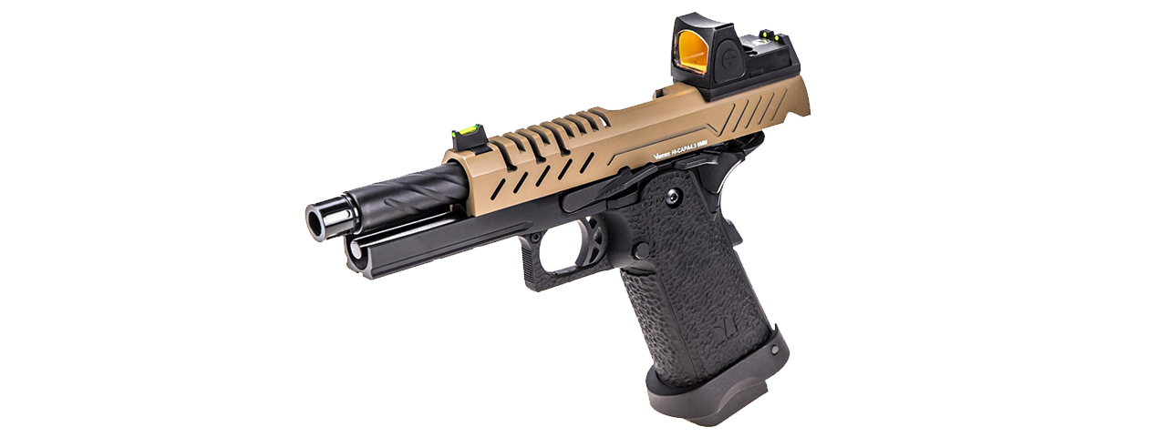 Vorsk Airsoft 4.3 Hi Capa + Micro Red Dot - Black/Tan