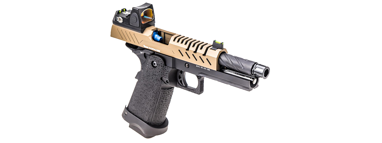 Vorsk Airsoft 4.3 Hi Capa + Micro Red Dot - Black/Tan