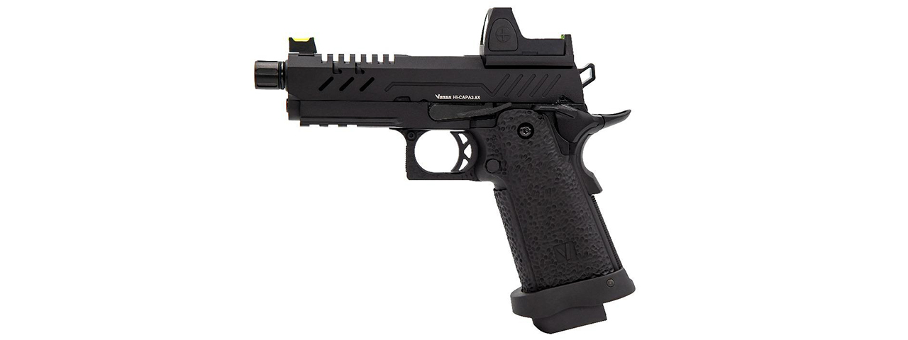 Vorsk Airsoft 3.8 Hi Capa Pro + Micro Red Dot - Black