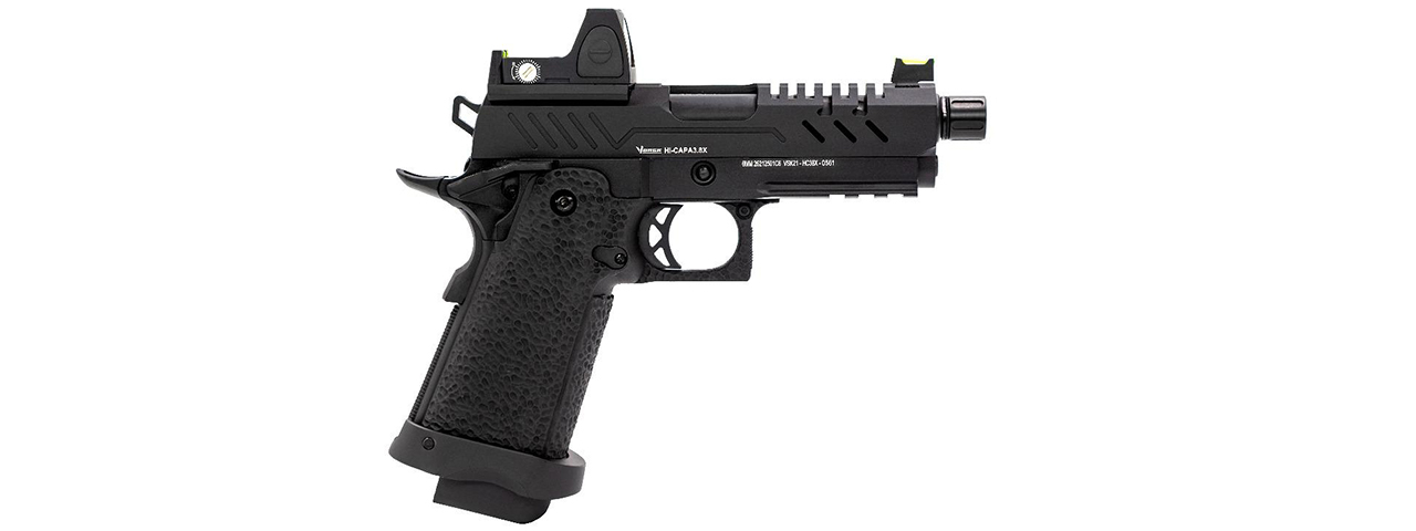 Vorsk Airsoft 3.8 Hi Capa Pro + Micro Red Dot - Black - Click Image to Close