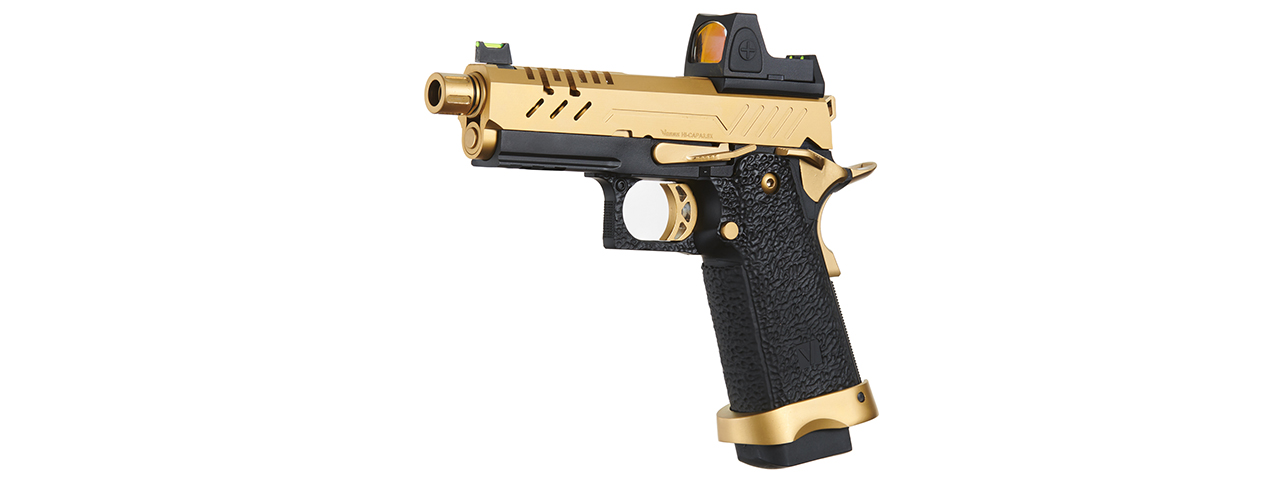 Vorsk Airsoft 3.8 Hi Capa Pro + Micro Red Dot - Gold - Click Image to Close