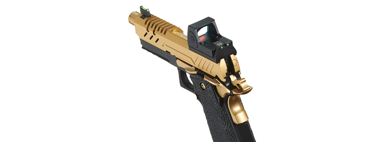 Vorsk Airsoft 3.8 Hi Capa Pro + Micro Red Dot - Gold - Click Image to Close