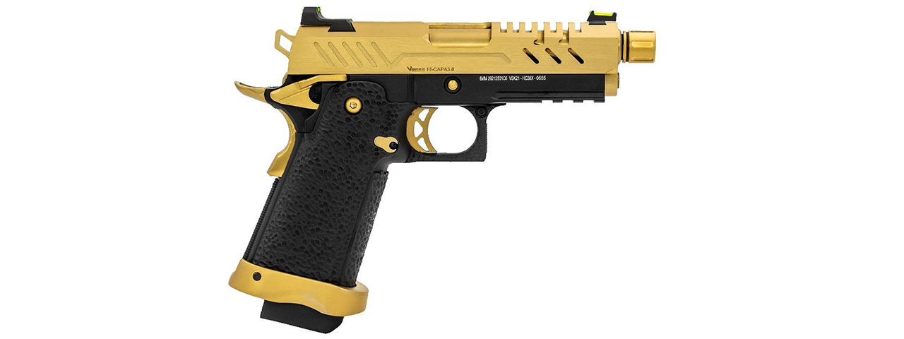 Vorsk Airsoft 3.8 Hi Capa Pro- Gold - Click Image to Close