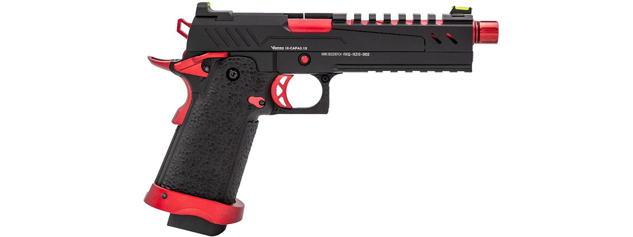 Vorsk Airsoft 5.1 Split Slide Hi Capa - Red Match