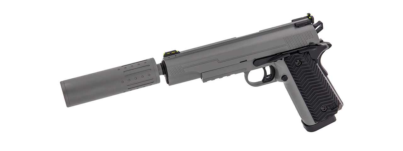 Vorsk Airsoft VX-14 GBB Pistol - Grey - Click Image to Close