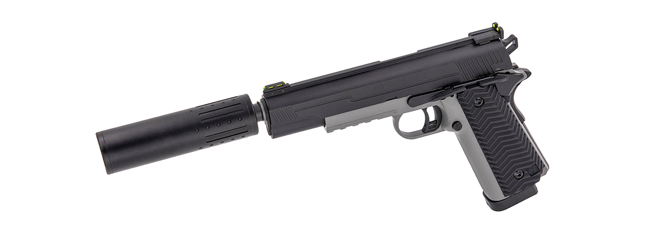 Vorsk Airsoft VX-14 GBB Pistol - Two Tone Black & Grey