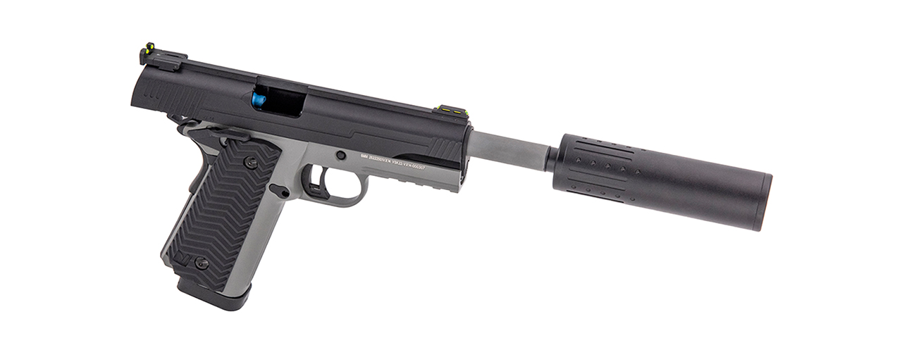 Vorsk Airsoft VX-14 GBB Pistol - Two Tone Black & Grey