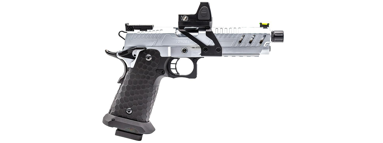 Vorsk Airsoft CS Vengeance 5.1 Hi Capa + Micro Red Dot - Silver/Black - Click Image to Close