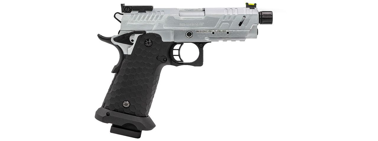 Vorsk Airsoft CS Compact Vengeance 3.8 Hi Capa - Silver/Black - Click Image to Close