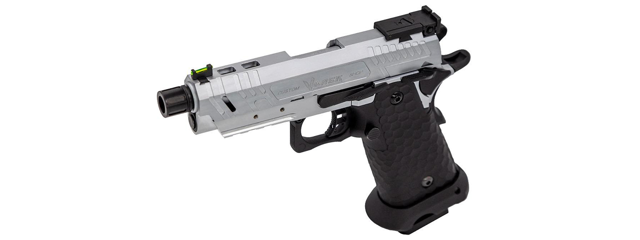 Vorsk Airsoft CS Compact Vengeance 3.8 Hi Capa - Silver/Black - Click Image to Close