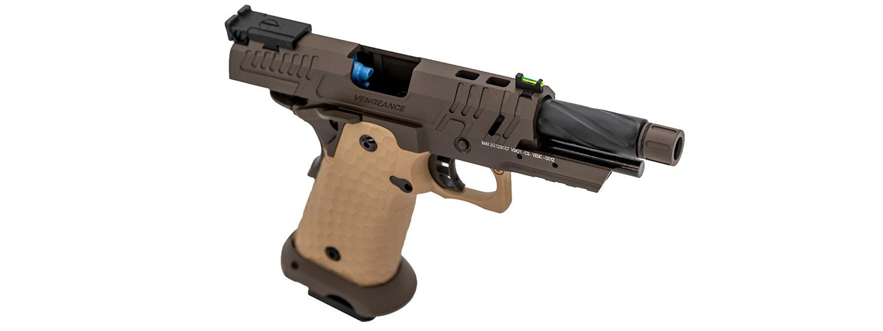 Vorsk Airsoft CS Compact Vengeance 3.8 Hi Capa - Bronze/Tan