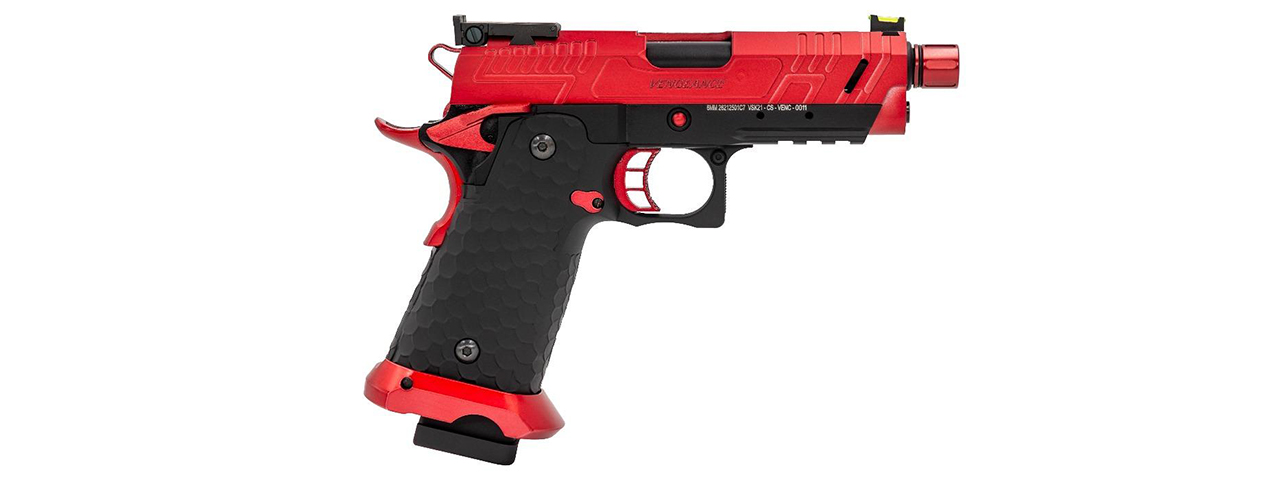 Vorsk Airsoft CS Compact Vengeance 3.8 Hi Capa - Red/Black