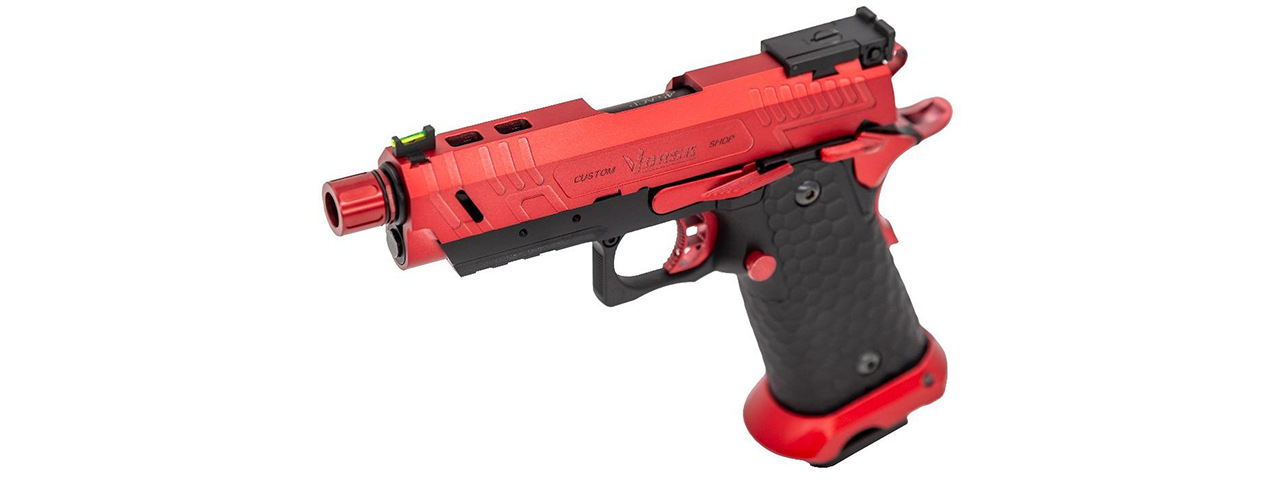 Vorsk Airsoft CS Compact Vengeance 3.8 Hi Capa - Red/Black - Click Image to Close