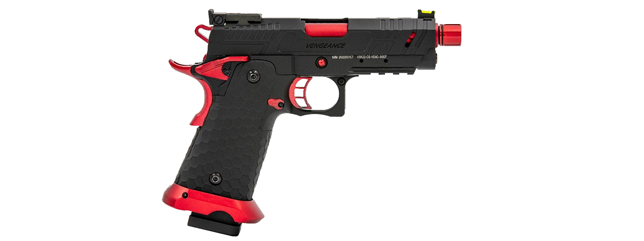 Vorsk Airsoft CS Compact Vengeance 3.8 Hi Capa - Red Match