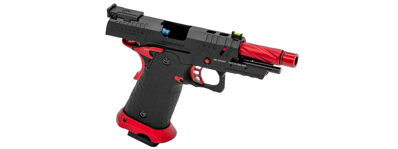 Vorsk Airsoft CS Compact Vengeance 3.8 Hi Capa - Red Match - Click Image to Close