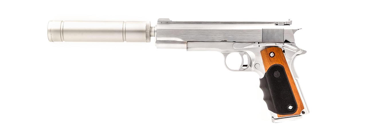 Vorsk Airsoft VX-9 Agency Gas Blowback Pistol - Chrome