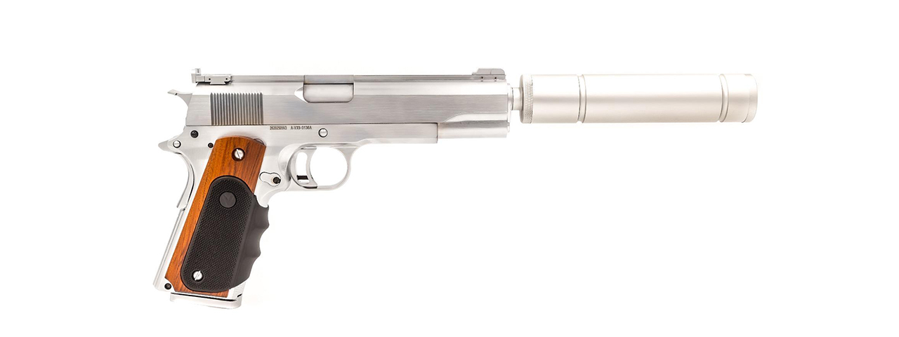 Vorsk Airsoft VX-9 Agency Gas Blowback Pistol - Chrome