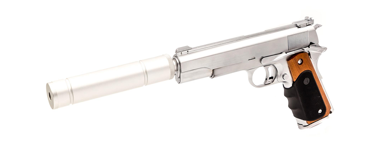 Vorsk Airsoft VX-9 Agency Gas Blowback Pistol - Chrome