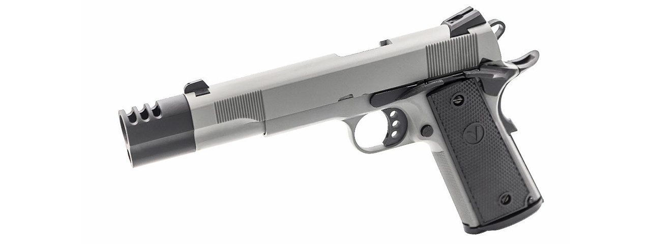 Vorsk Airsoft VP-X Gas Blowback Pistol - Grey - Click Image to Close