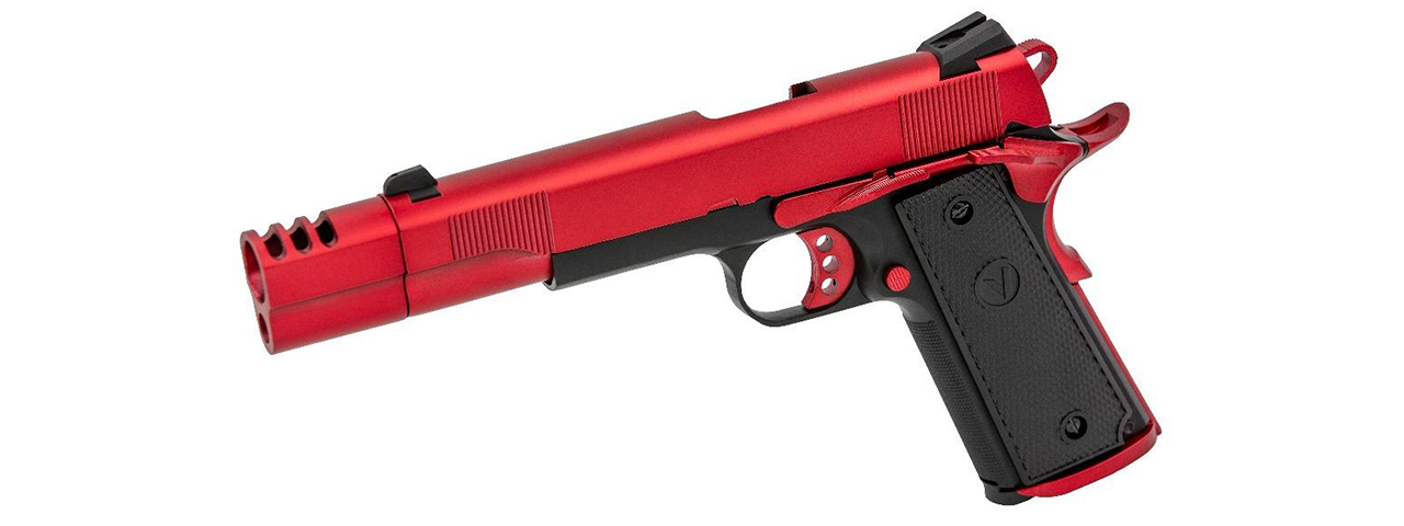 Vorsk Airsoft VP-X Gas Blowback Pistol - Red & Black