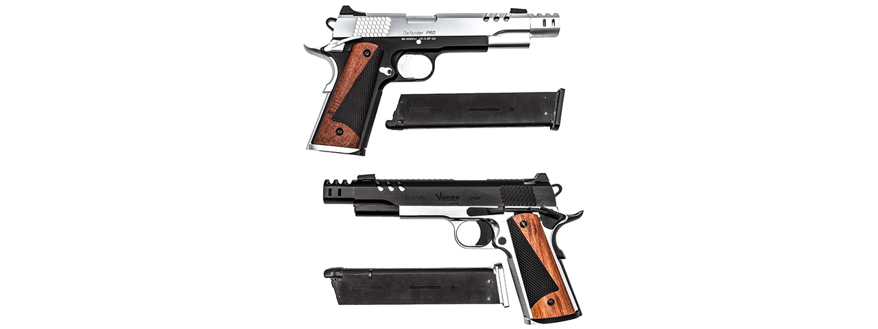 Vorsk Airsoft CS Defender Pro MEU Double Pack - Black & Silver