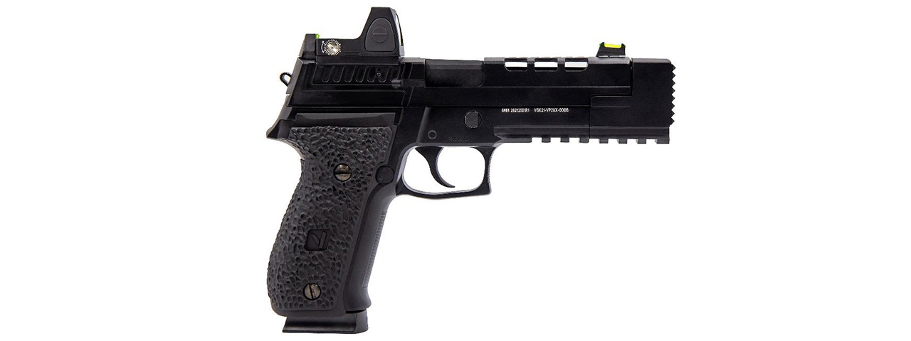 Vorsk Airsoft VP26X Gas Blowback Pistol + Micro Red Dot - Black - Click Image to Close