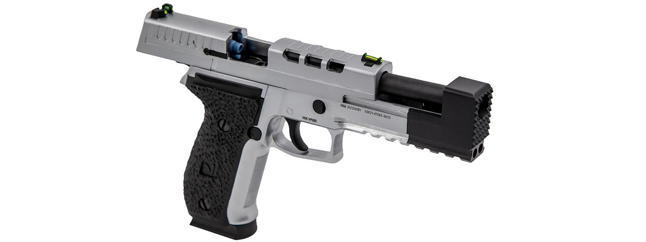 Vorsk Airsoft VP26X Gas Blowback Pistol - Silver