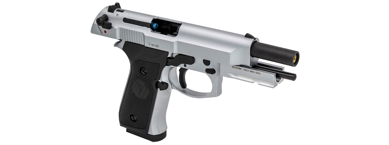 Vorsk Airsoft VM9 Osiris Gas Blowback Pistol - Silver