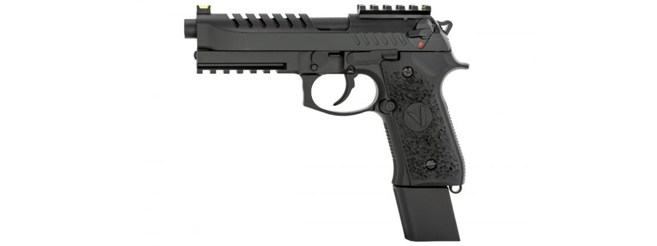 Vorsk Airsoft Tactical VM9 Gas Blowback Pistol - Black