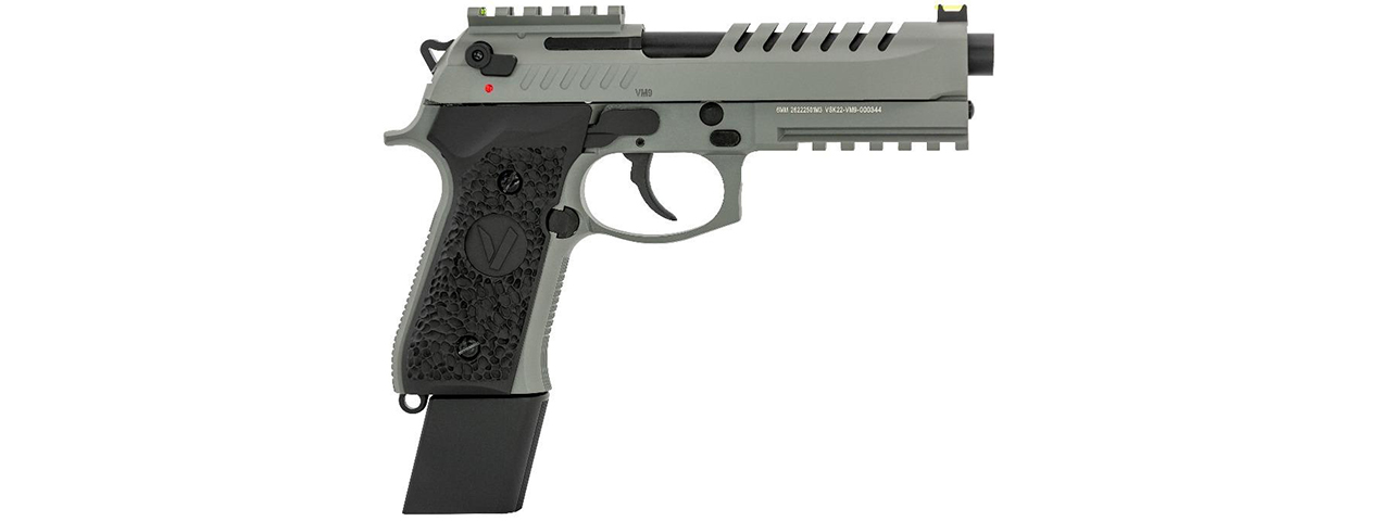 Vorsk Airsoft Tactical VM9 Gas Blowback Pistol - Grey