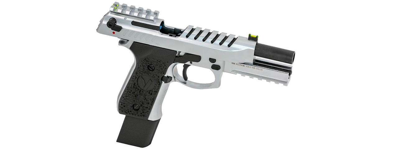 Vorsk Airsoft Tactical VM9 Gas Blowback Pistol - Silver