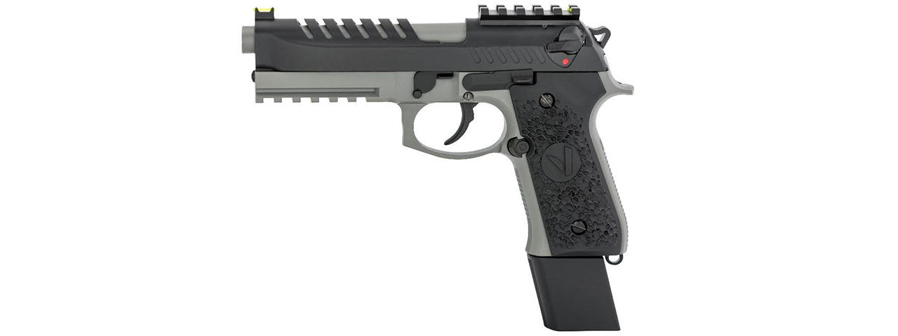 Vorsk Airsoft Tactical VM9 Gas Blowback Pistol - Black/Grey