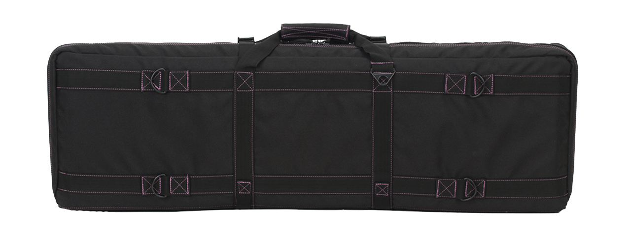 Voodoo Tactical 36" Padded Weapons Case (Black/Purple) - Click Image to Close
