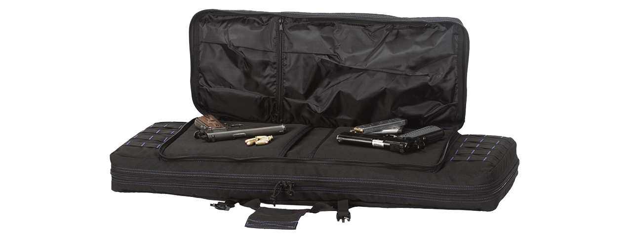 Voodoo Tactical 36" Padded Weapons Case (Black/Purple)