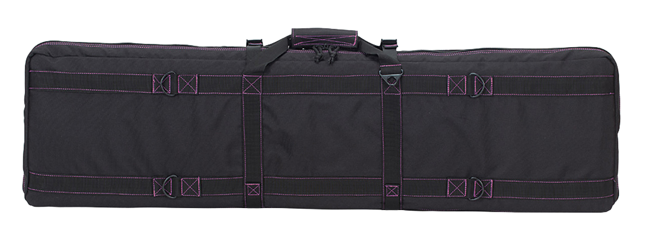 Voodoo Tactical 42" Padded Weapons Case (Black/Purple) - Click Image to Close